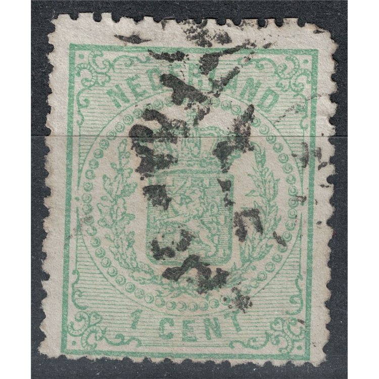 OLANDA 1869-71 Stemma 1c verde us