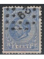 NETHERLANDS 1872-88 Effigy of King William III 5c ultramarine us