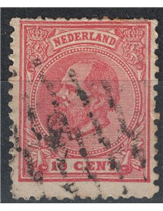 HOLLAND 1872-88 Effigy of King William III 10c pink us