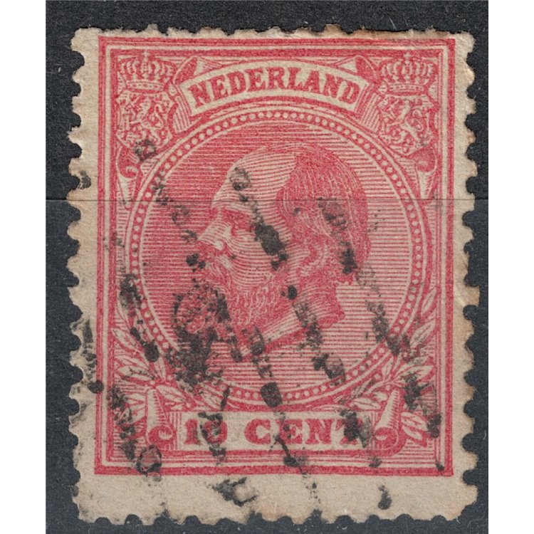 HOLLAND 1872-88 Effigy of King William III 10c pink us
