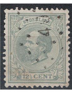 NETHERLANDS 1872-88 Effigy of King William III 12½ grey us
