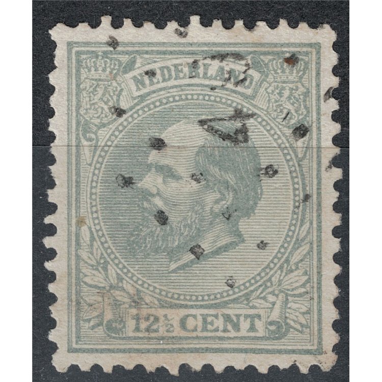 NETHERLANDS 1872-88 Effigy of King William III 12½ grey us