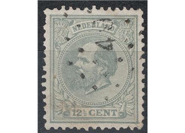 OLANDA 1872-88 Effigie di Re Guglielmo III 12½ grigio us