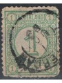 OLANDA 1876-94 Cifre in cerchio su fondo bianco 1c verde azzurro us