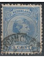 OLANDA 1891-97 Effigie della Regina Guglielmina 5c azzurro us