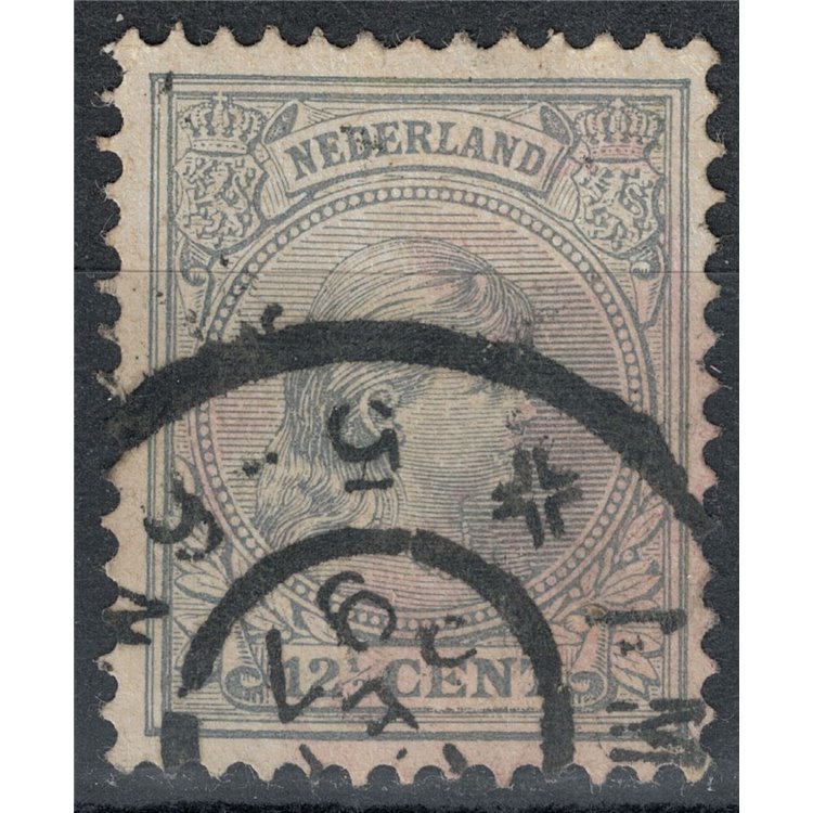 NETHERLANDS 1891-97 Effigy of Queen Wilhelmina 12½ grey blue us