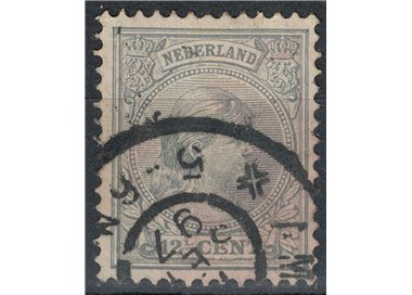 OLANDA 1891-97 Effigie della Regina Guglielmina 12½ grigio azzurro us
