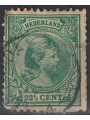 NETHERLANDS 1891-97 Effigy of Queen Wilhelmina 22½ dark green us