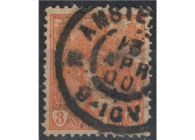 OLANDA 1898-1906 Effigie della Regina Guglielmina 3c arancio us