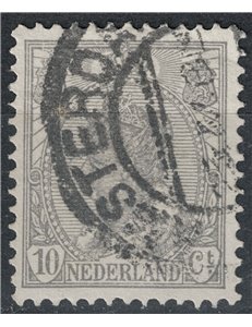 OLANDA 1898-1906 Effigie della Regina Guglielmina 10c grigio us