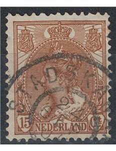 OLANDA 1898-1906 Effigie della Regina Guglielmina 15c bistro us
