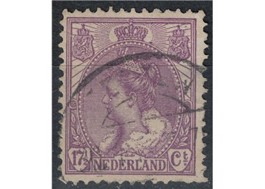 NETHERLANDS 1898-1906 Effigy of Queen Wilhelmina 17½ violet us