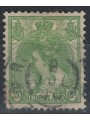 OLANDA 1898-1906 Effigie della Regina Guglielmina 20c verde us