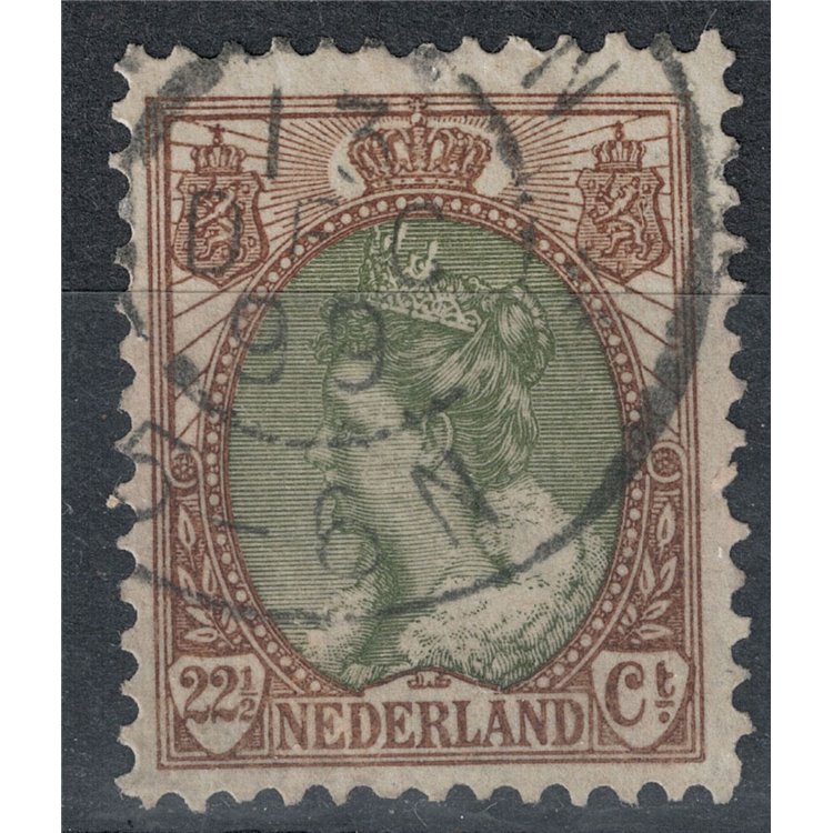 OLANDA 1898-1906 Effigie della Regina Guglielmina 22½ bruno oliva us