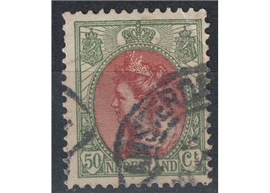 OLANDA 1898-1906 Effigie della Regina Guglielmina 50c bronzo e granato us