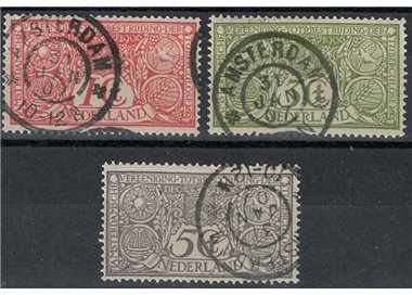 OLANDA 1906 Pro opere antitubercolari 3v us