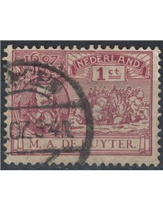 HOLLAND 1907 MA de Ruyter 1c lilac brown us