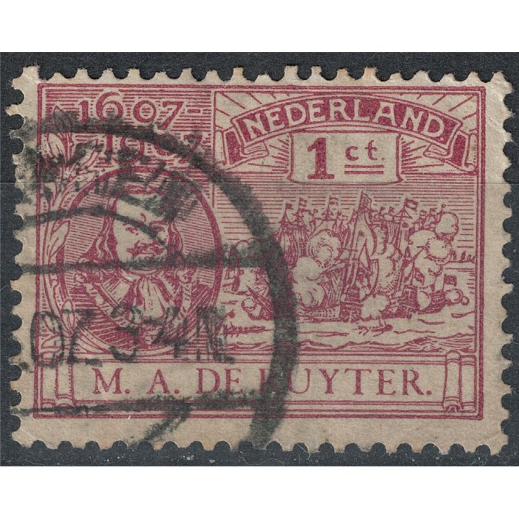HOLLAND 1907 MA de Ruyter 1c lilac brown us