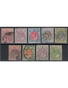 OLANDA 1908-21 Effigie della Regina Guglielmina 9v us