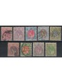 NETHERLANDS 1908-21 Effigy of Queen Wilhelmina 9v us