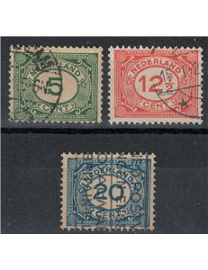 NETHERLANDS 1921 Oval figure 3v us