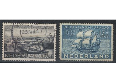 OLANDA 1934 Occupazione di Curacao 2v us