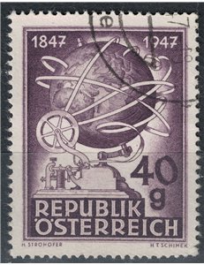 AUSTRIA 1947 Centenario del Telegrafo us