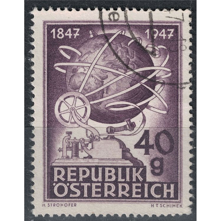 AUSTRIA 1947 Centenario del Telegrafo us