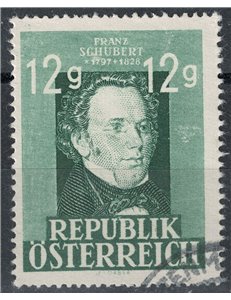 AUSTRIA 1947 Franz Schubert us