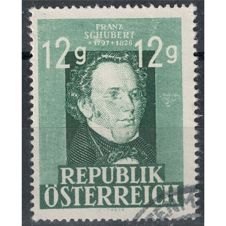 AUSTRIA 1947 Franz Schubert us
