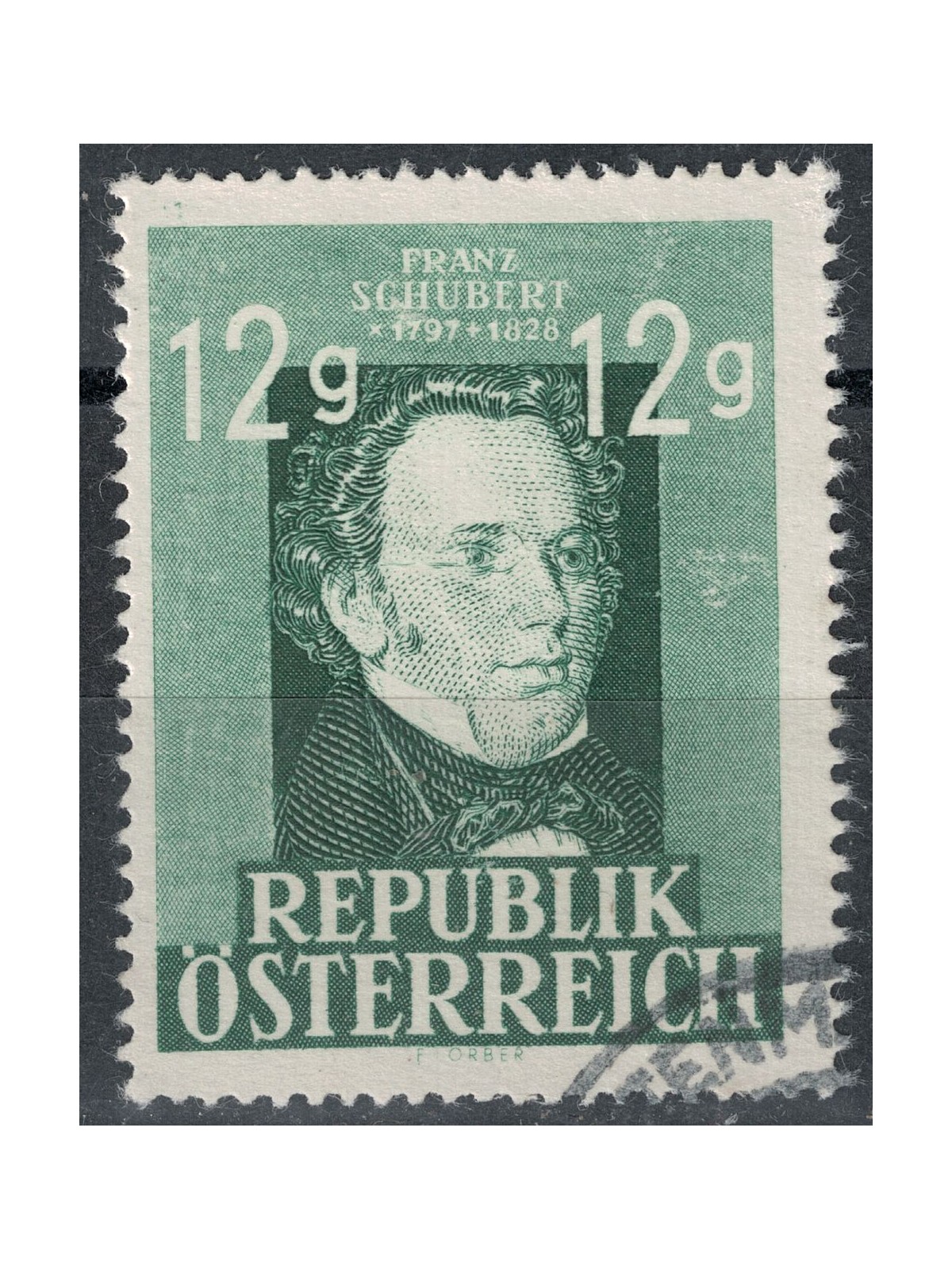 AUSTRIA 1947 Franz Schubert us