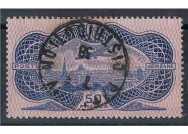 FRANCIA 1936 Posta aerea, aeroplano su Parigi us ©