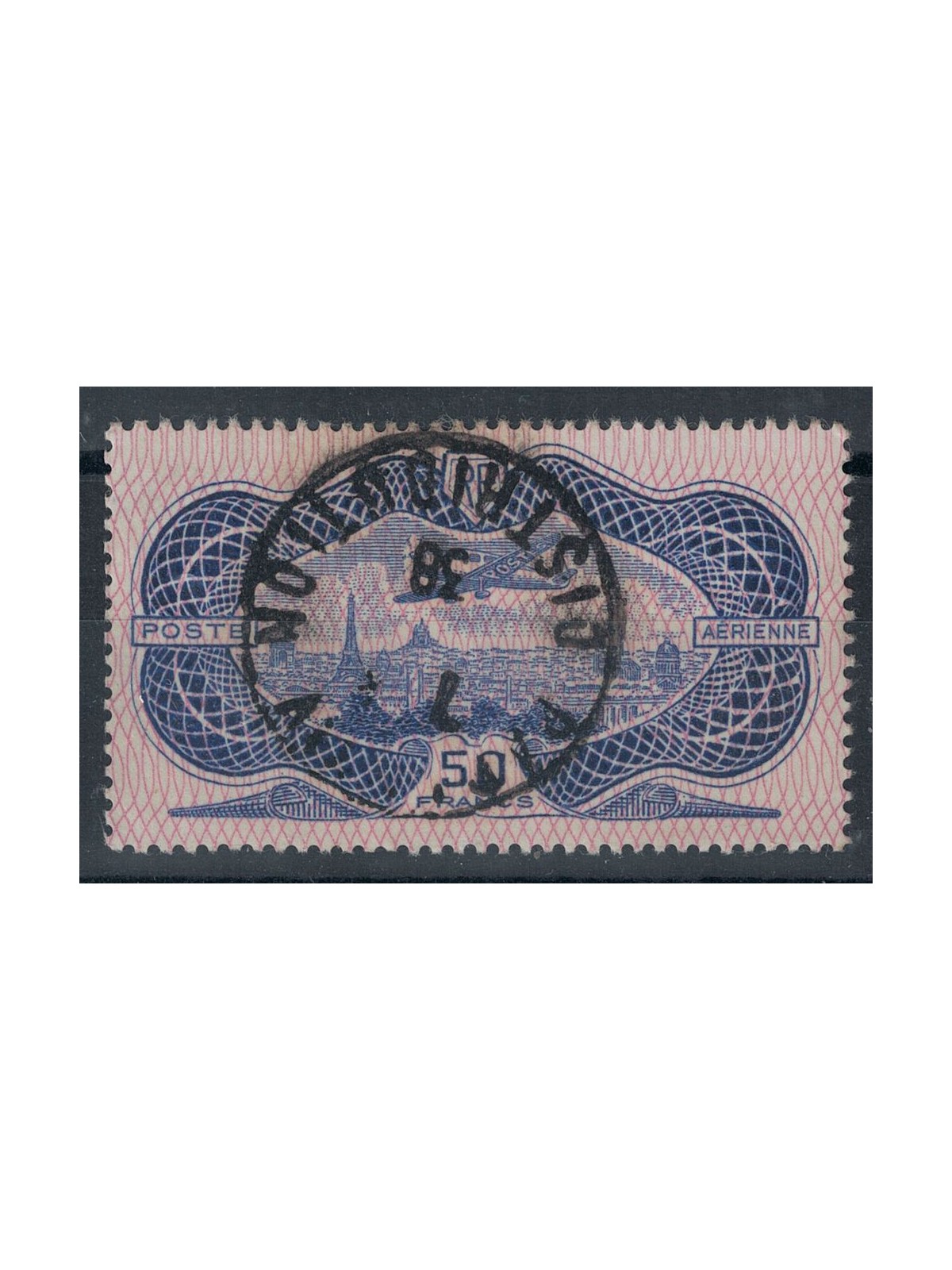 FRANCIA 1936 Posta aerea, aeroplano su Parigi us ©