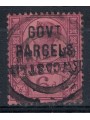 GREAT BRITAIN 1888-1901 Service (GOV. T PARCELS) 6p violet on red used