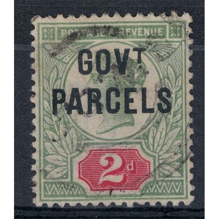 GREAT BRITAIN 1888-1901 Service (GOV. T PARCELS) 2p green and pink used