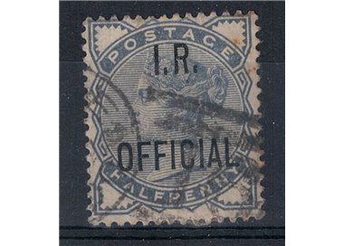 GRAN BRETAGNA 1885 Servizio (I.R. OFFICIAL) ½ grigio oltremare us