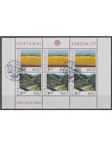 PORTUGAL 1977 Europe, s/s used apg