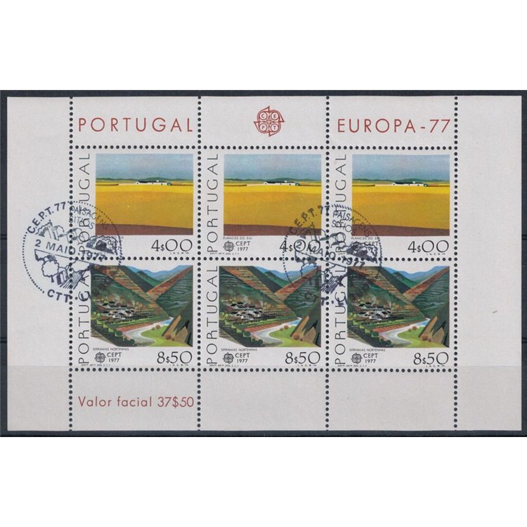 PORTOGALLO 1977 Europa, BF us apg
