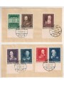 AUSTRIA 1948 House of Artists 7v used on fragment