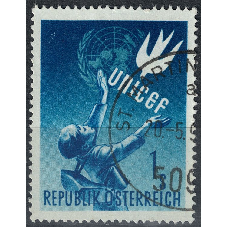 AUSTRIA 1949 Unicef us
