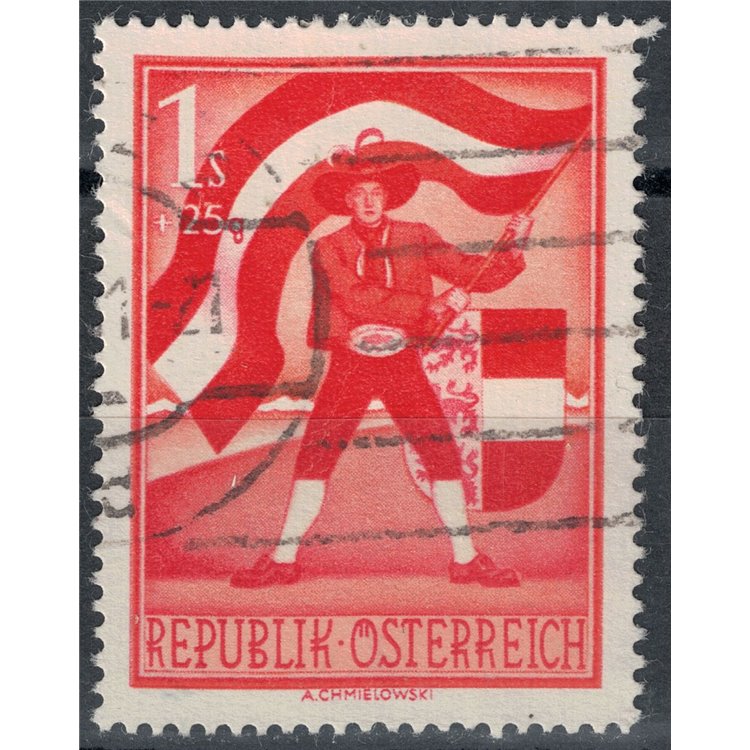 AUSTRIA 1950 Plebiscito della Carinzia, costume, us