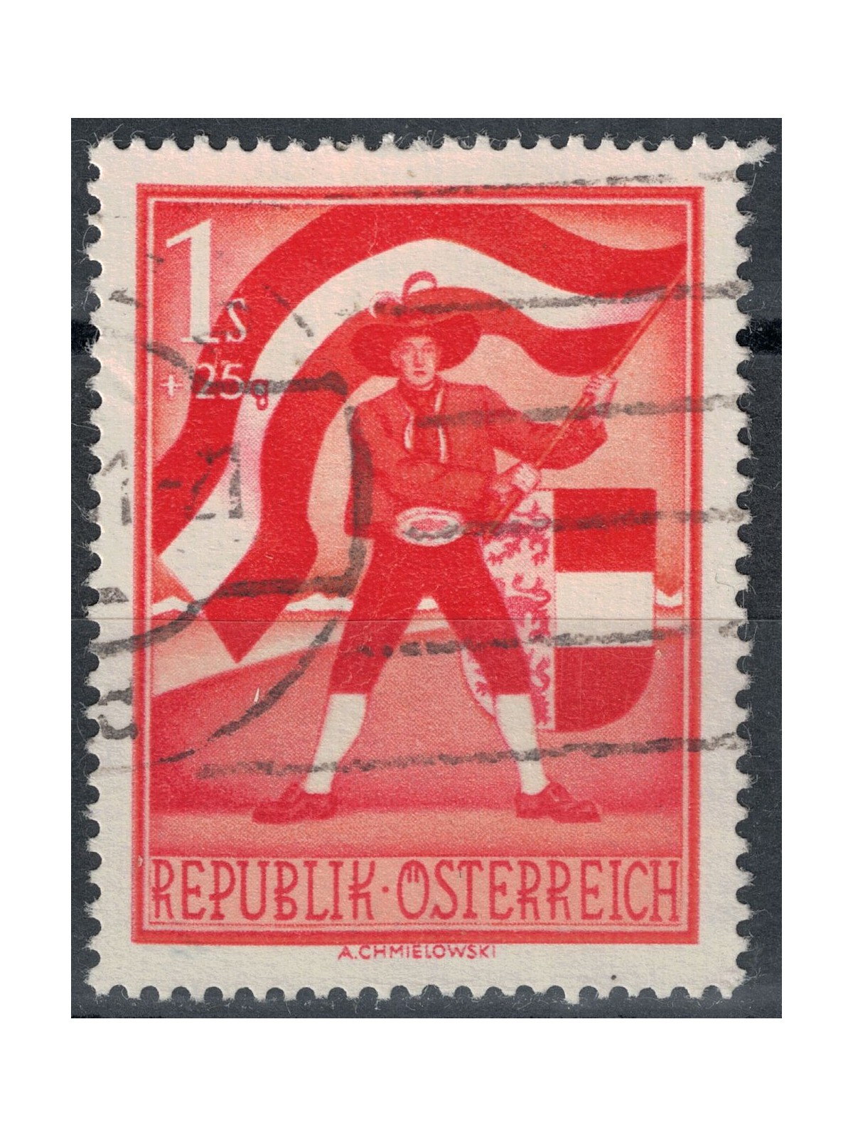 AUSTRIA 1950 Carinthian Plebiscite, costume, us