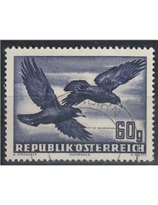 AUSTRIA 1950-53 Airmail, US crows