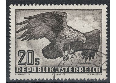 AUSTRIA 1950-53 Airmail, golden eagle US