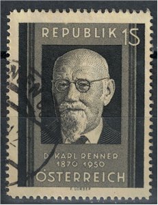 AUSTRIA 1951 Karl Renner us