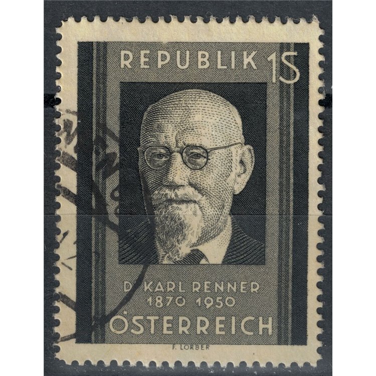 AUSTRIA 1951 Karl Renner us