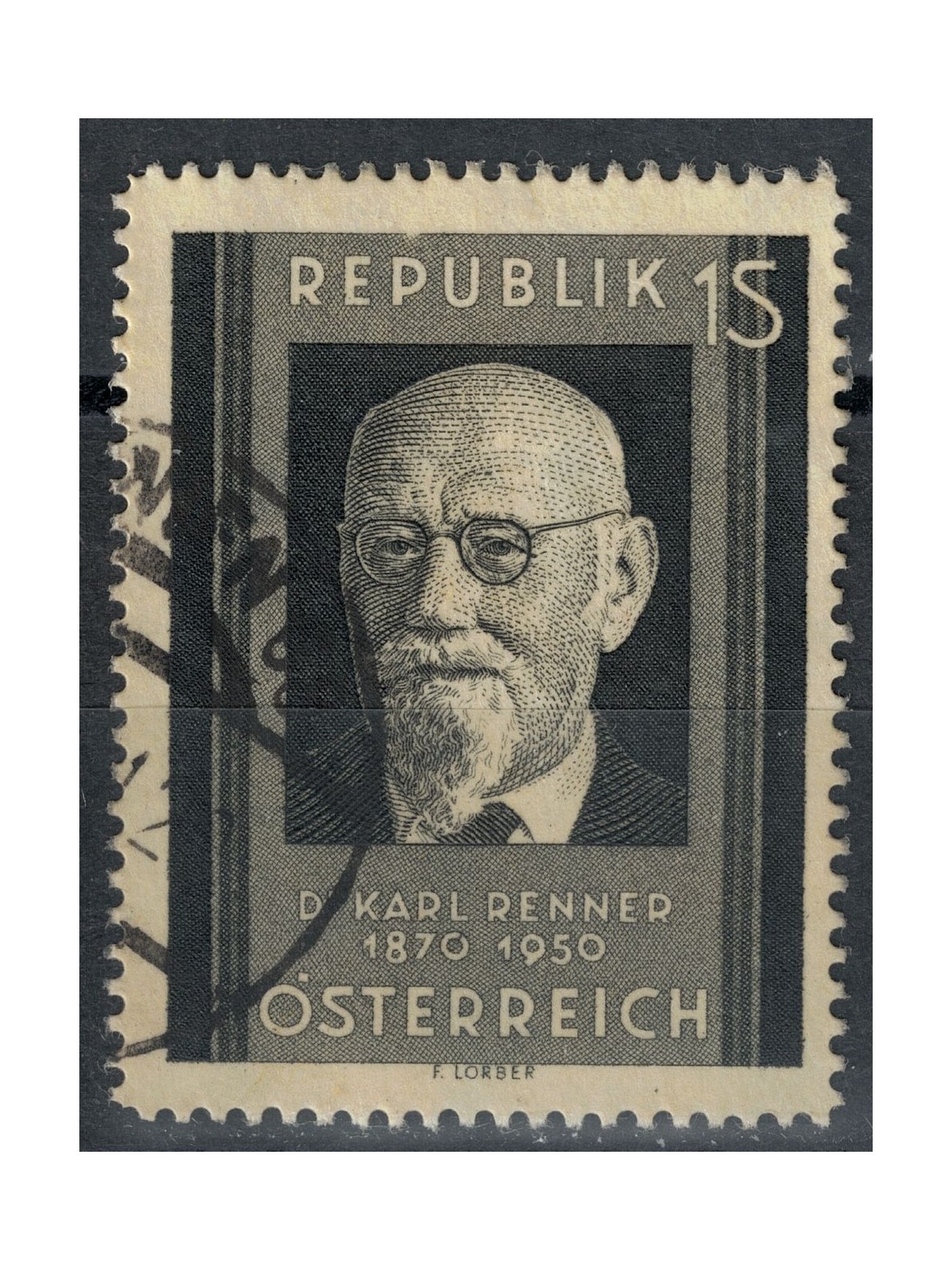 AUSTRIA 1951 Karl Renner us