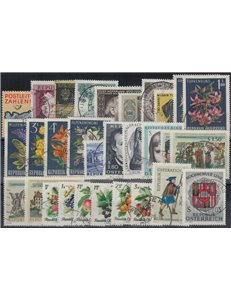 AUSTRIA 1966 Complete Year 30v US