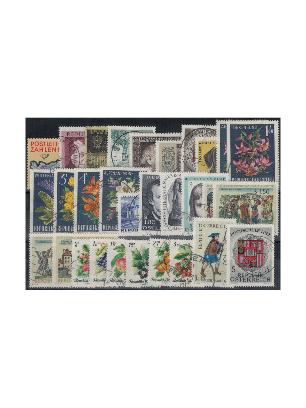 AUSTRIA 1966 Complete Year 30v US