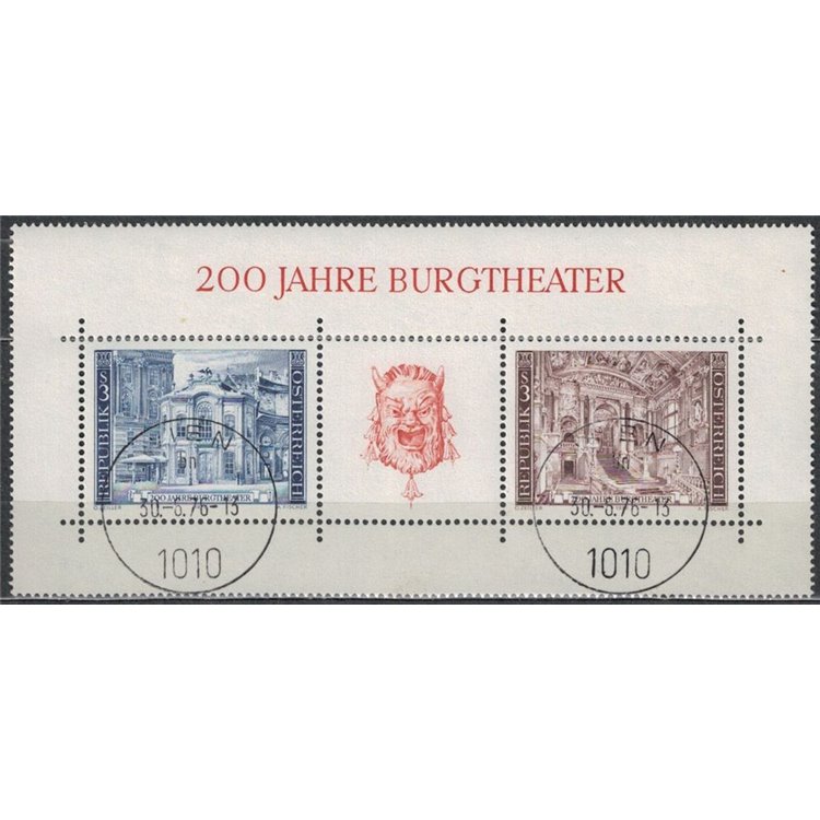 AUSTRIA 1976 Burgtheater Vienna s/s us